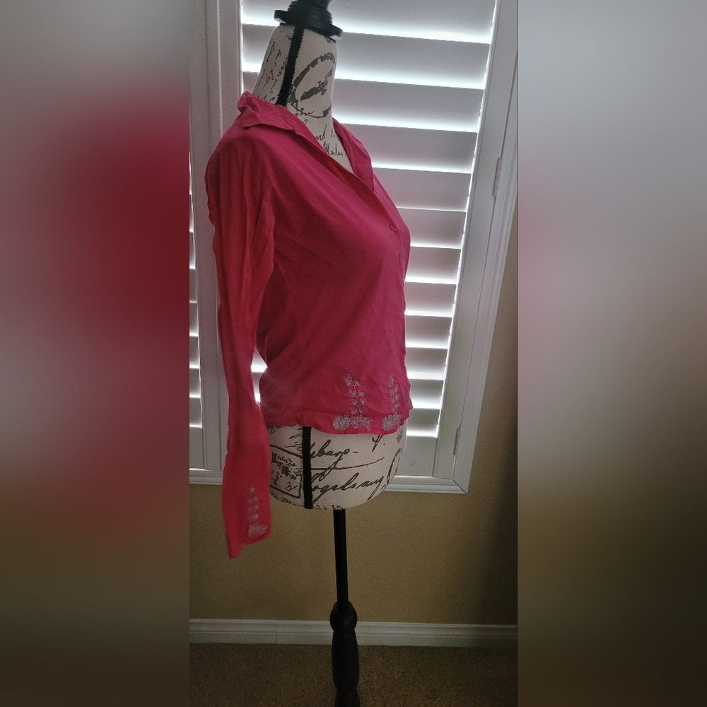 Guess Button Down With Bold Embroidy - image 4